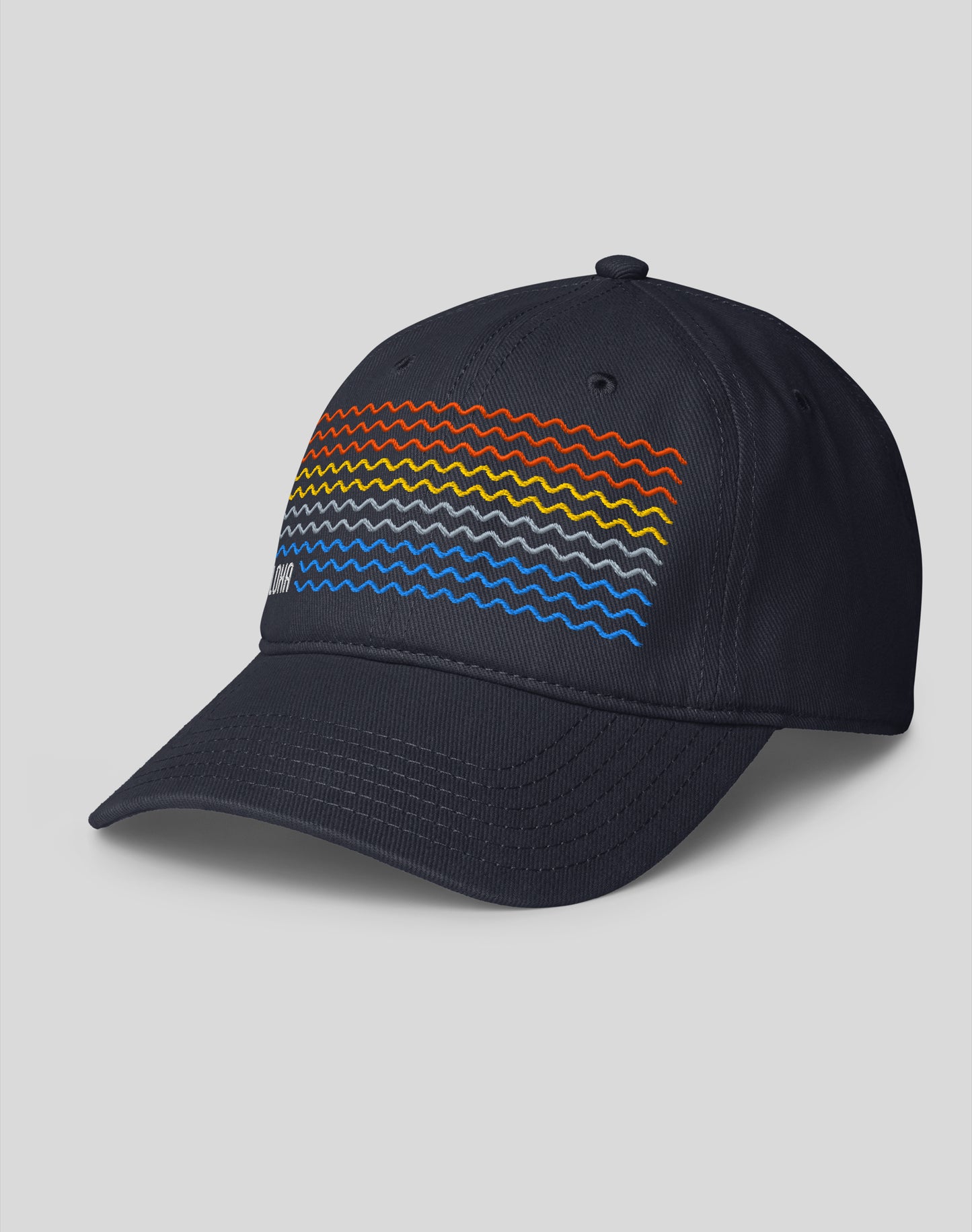 Aloha Sunset Low Profile Hat - Dark Navy