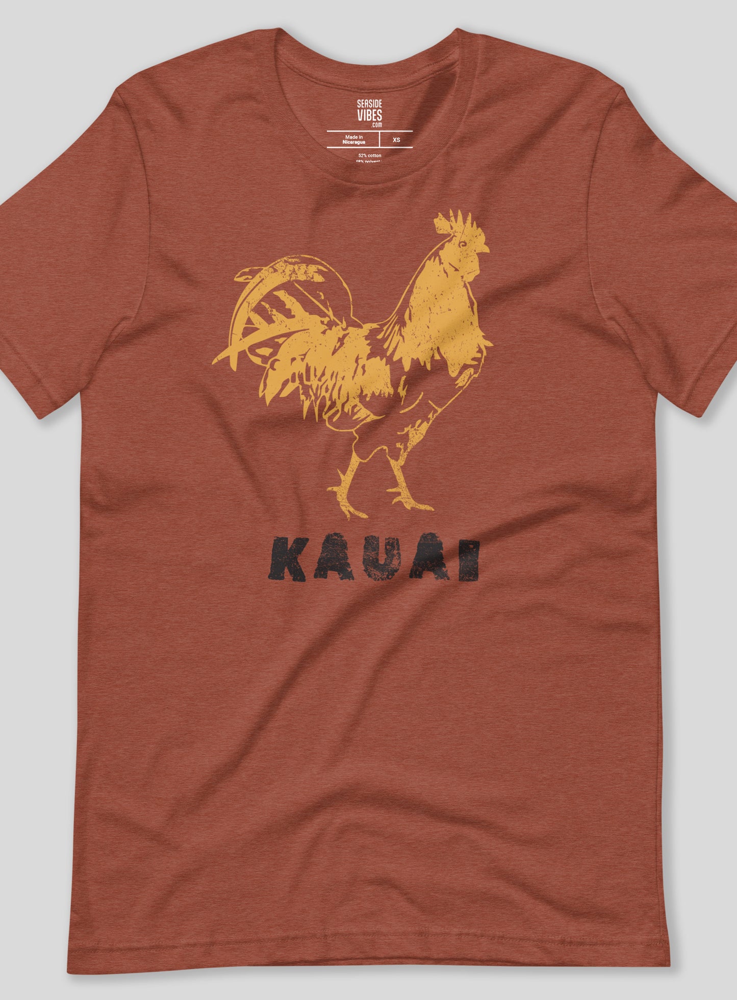 Unisex: Kauai Locals Tee - Heather Clay