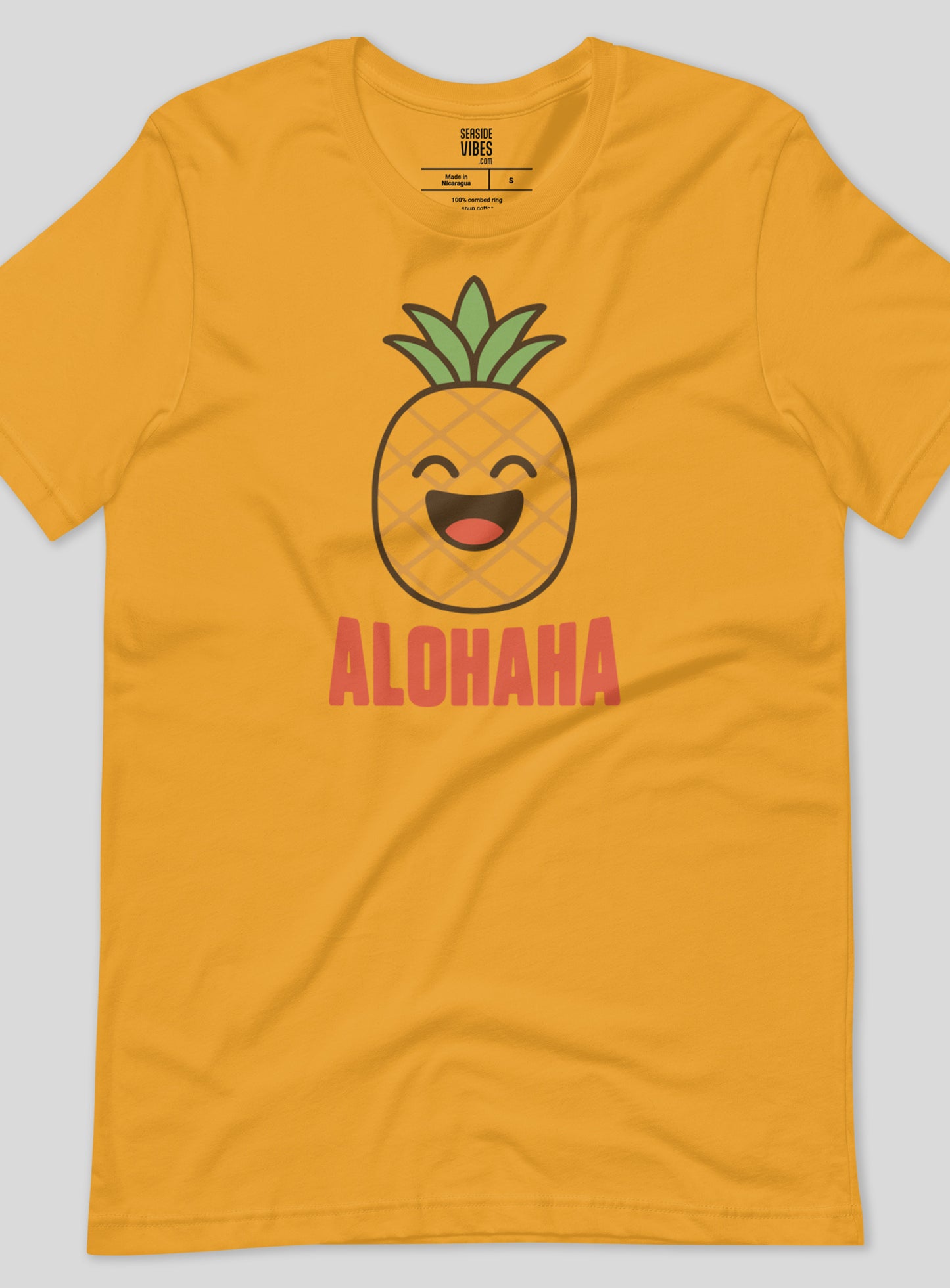 Unisex: ALOHAHA Tee - Mustard