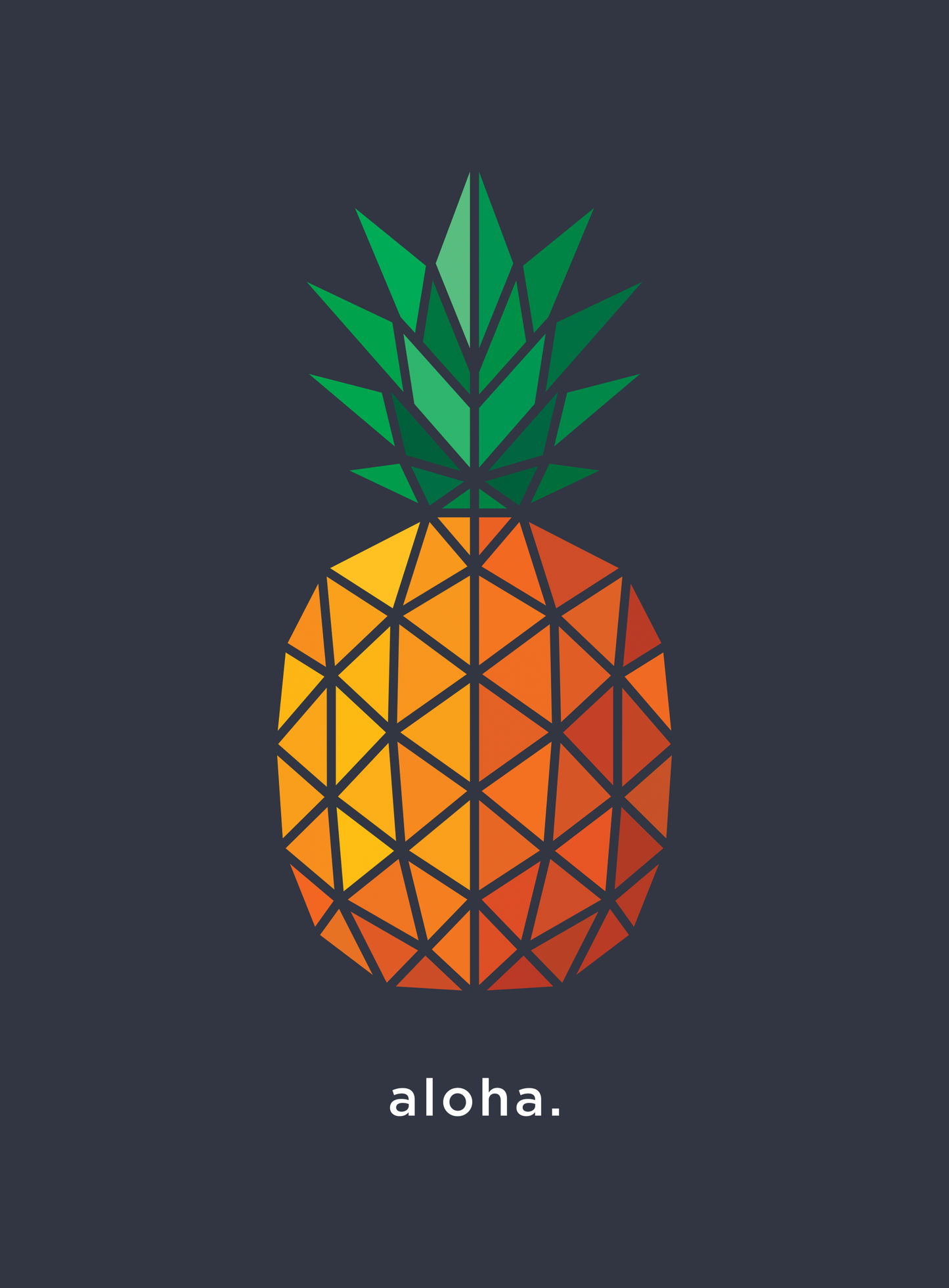 Unisex: Pineapple AF Tee - Heather Navy