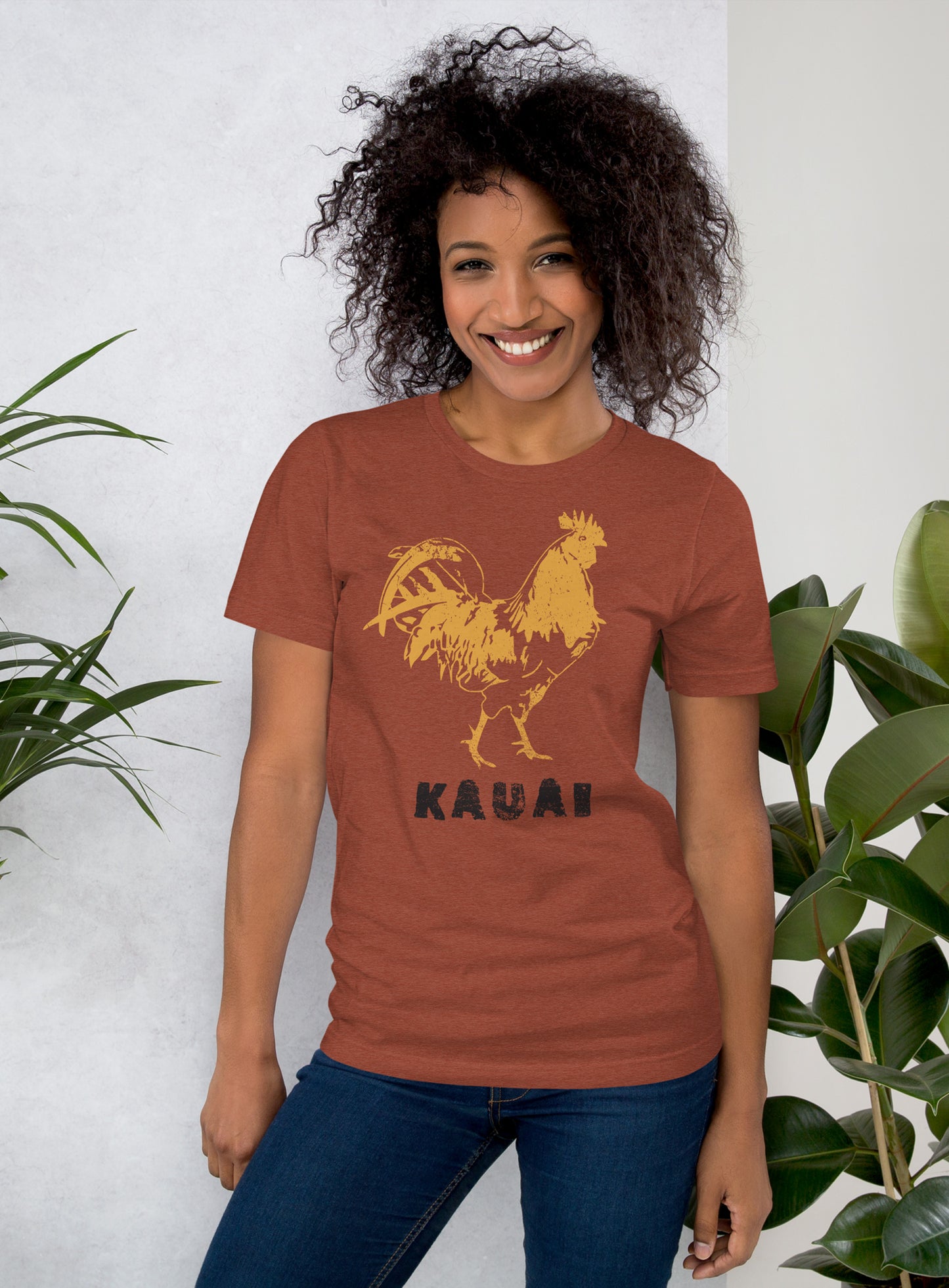 Unisex: Kauai Locals Tee - Heather Clay