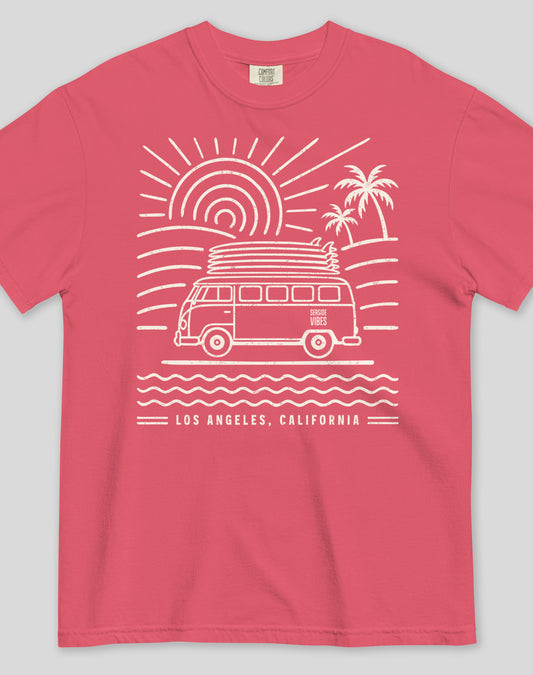 Los Angeles Endless Summer Tee - Premium 100% Cotton | Watermelon