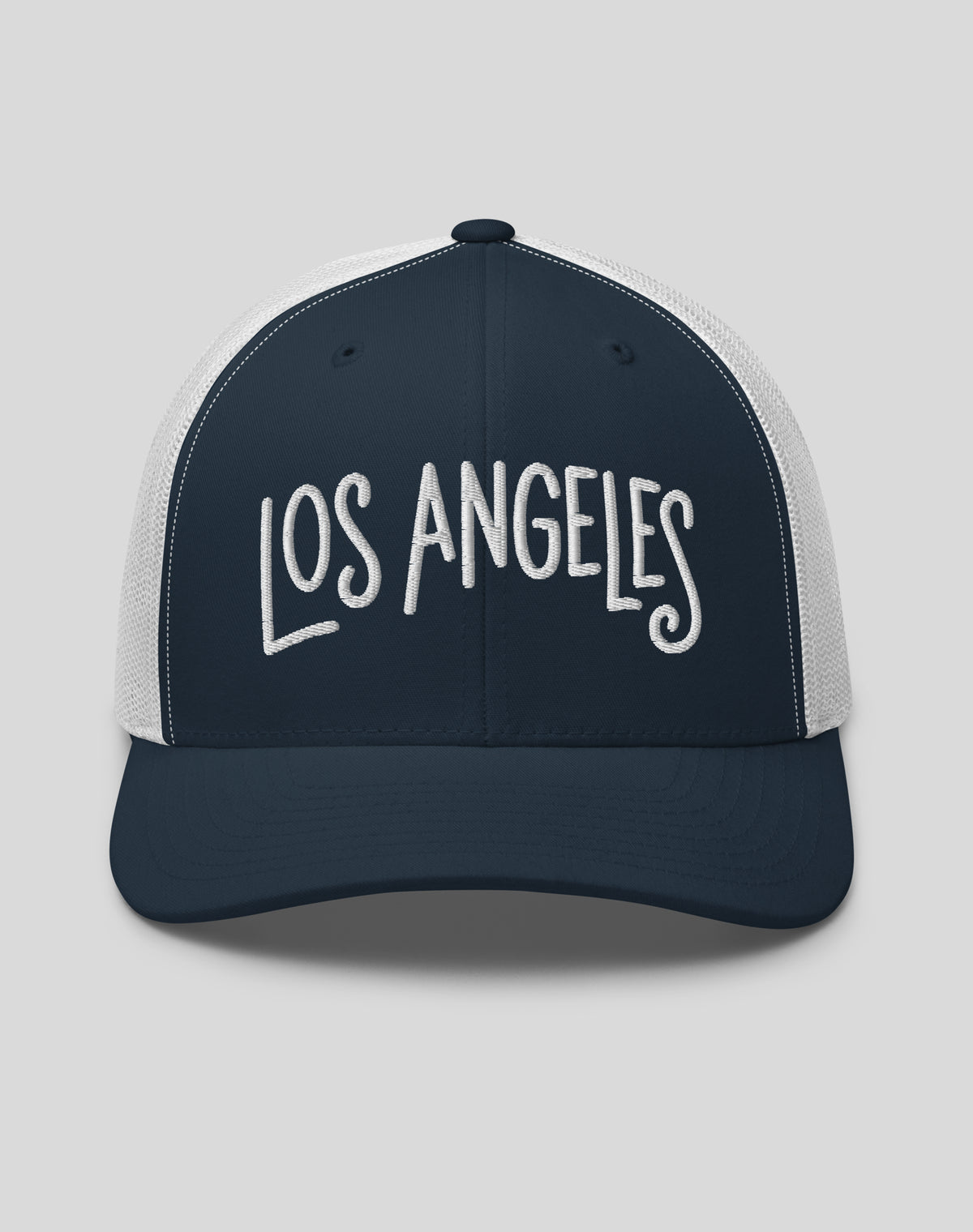Los Angeles Trucker Hat | Navy/White