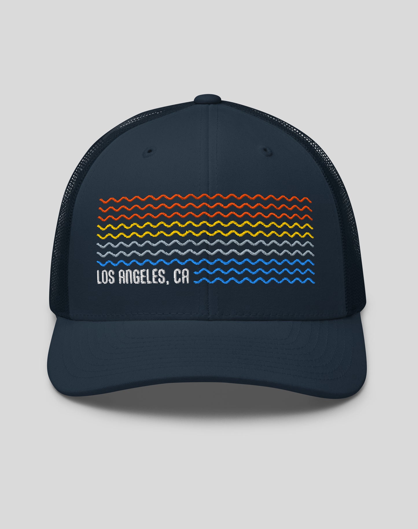 Los Angeles Vibes Trucker Hat | Navy/Navy