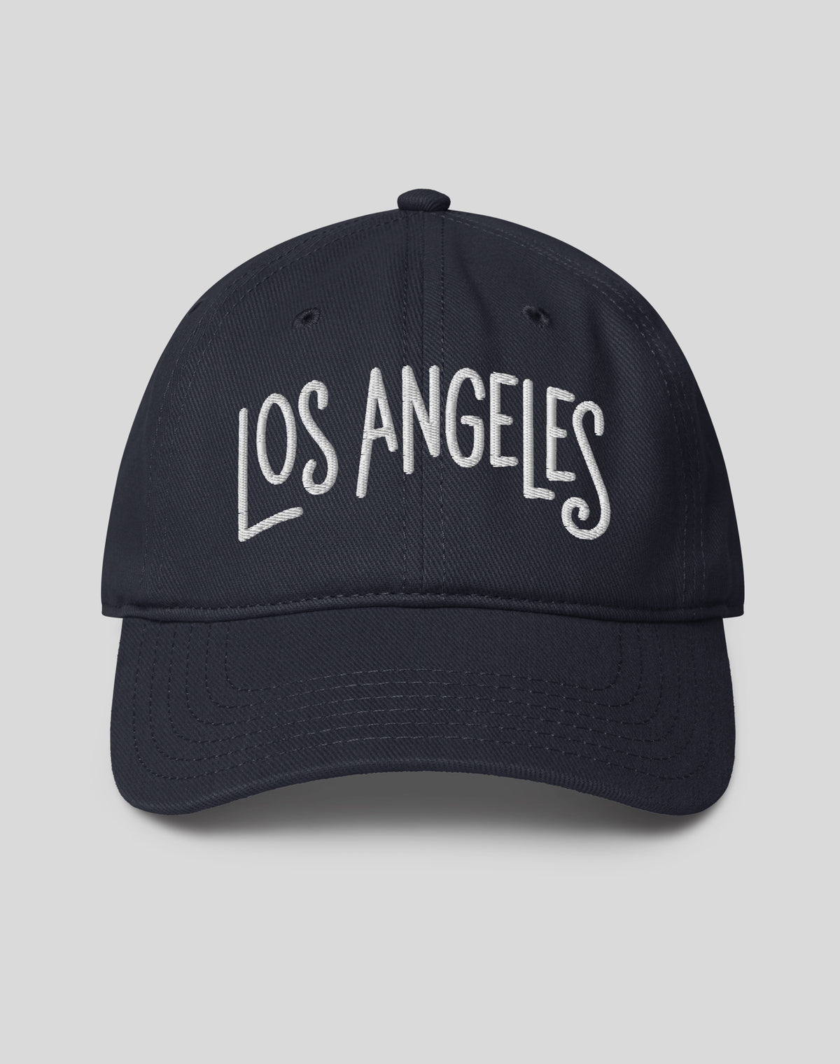 Los Angeles Low Profile Dad Hat - Dark Navy