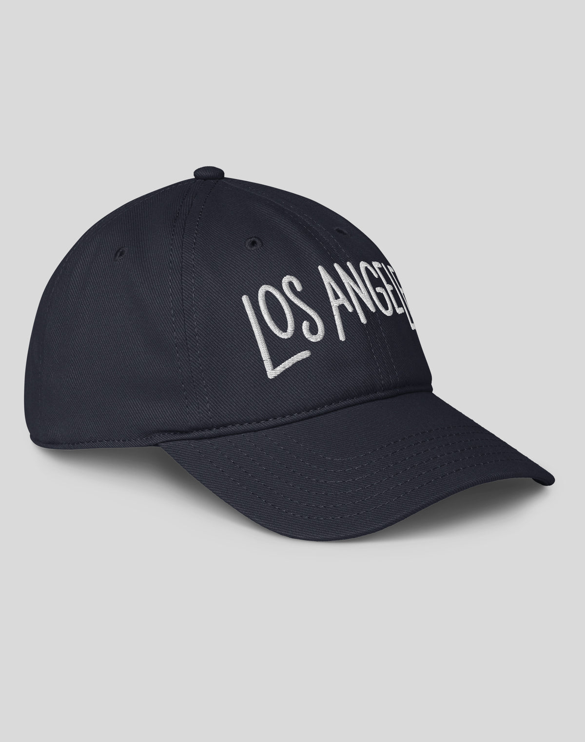 Los Angeles Low Profile Dad Hat - Dark Navy