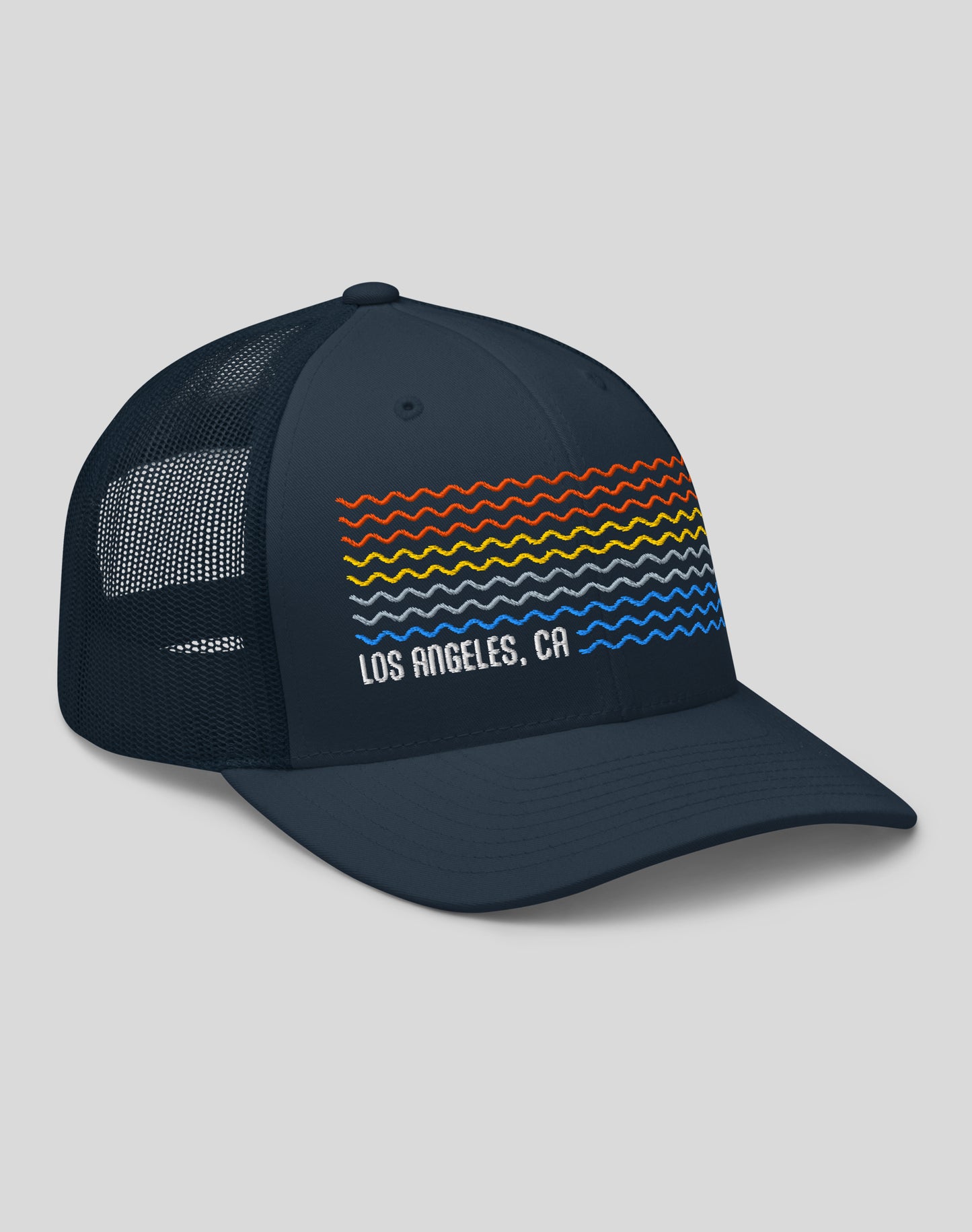 Los Angeles Vibes Trucker Hat | Navy/Navy