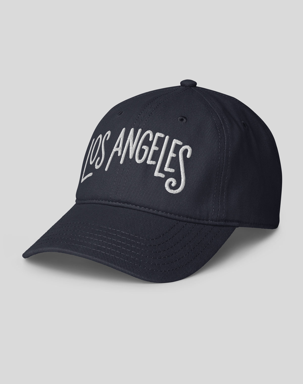 Los Angeles Low Profile Dad Hat - Dark Navy