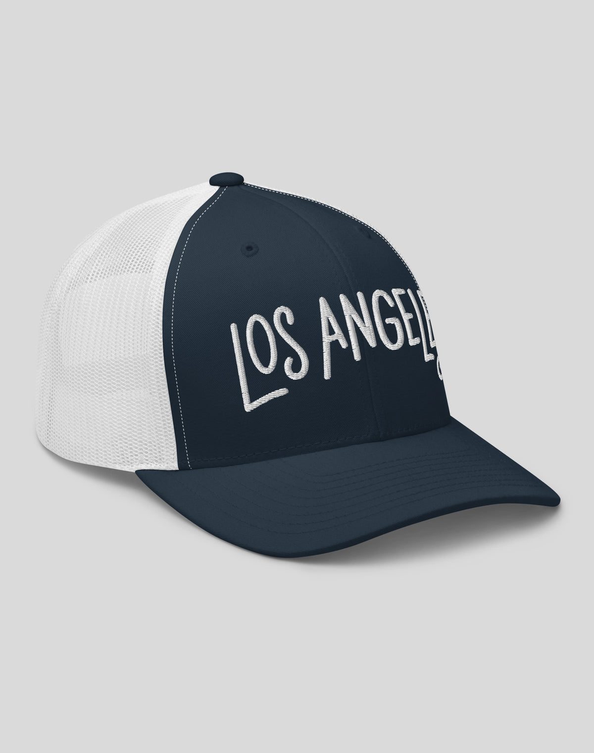 Los Angeles Trucker Hat | Navy/White