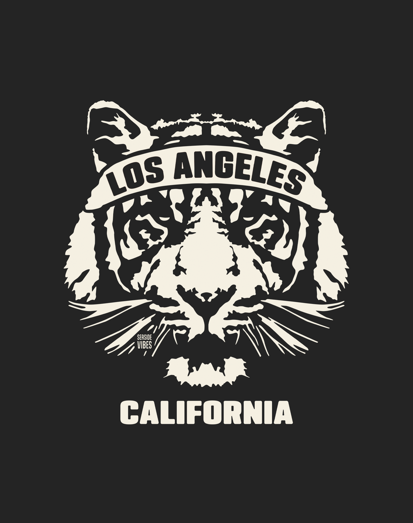 Los Angeles Tiger Ambush Tee - Cotton Blend | Charcoal