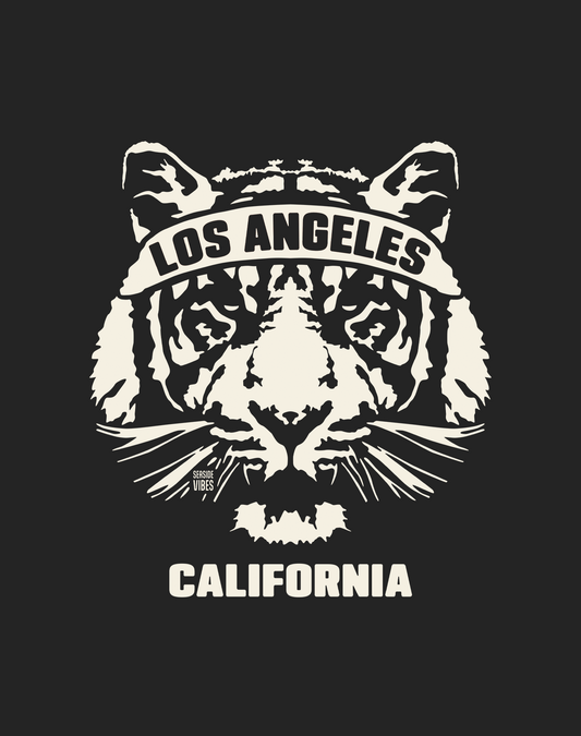 Los Angeles Tiger Ambush Tee - Cotton Blend | Charcoal
