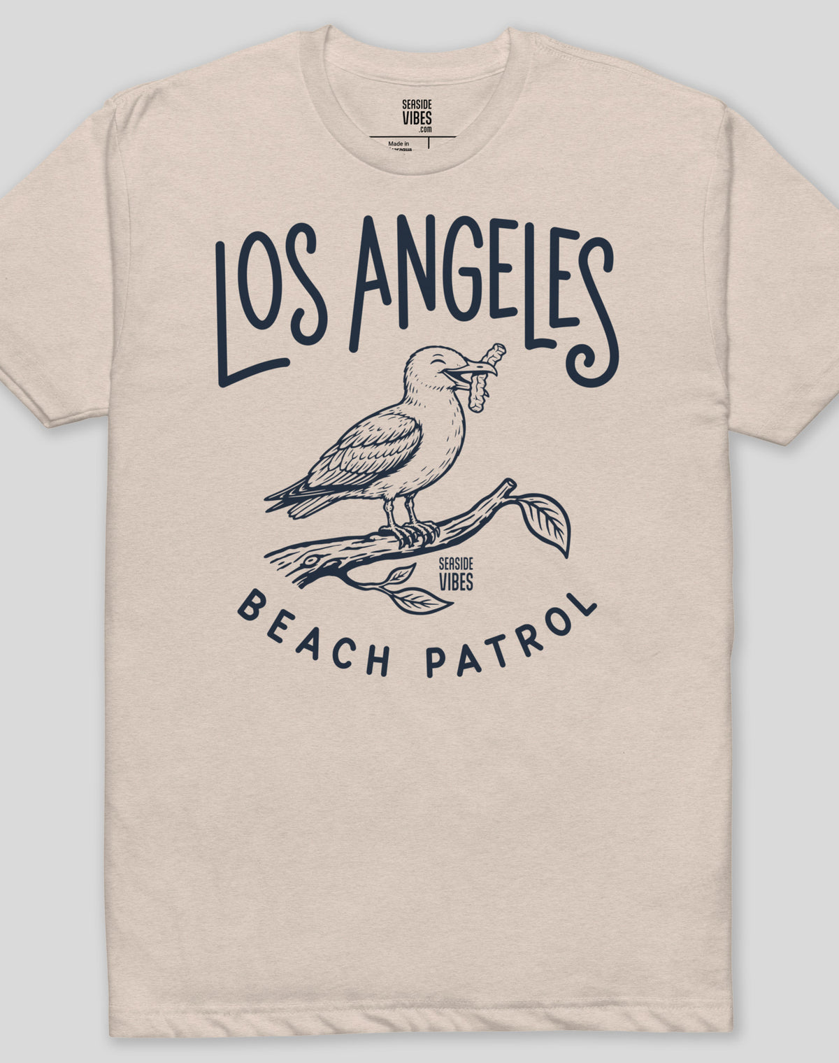 Los Angeles Beach Patrol Seagull Tee - Cotton Blend | Sand