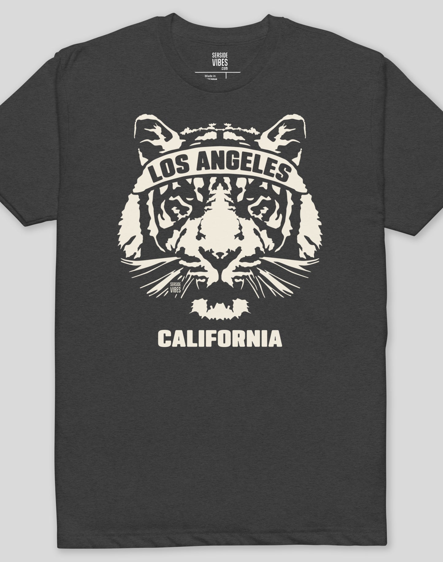 Los Angeles Tiger Ambush Tee - Cotton Blend | Charcoal