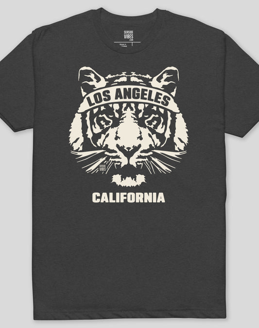 Los Angeles Tiger Ambush Tee - Cotton Blend | Charcoal