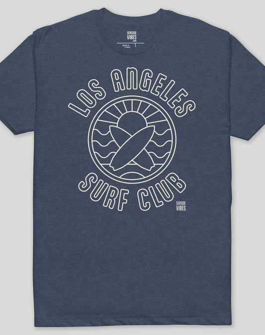 Los Angeles Surf Club Tee - Cotton Blend | Midnight Navy
