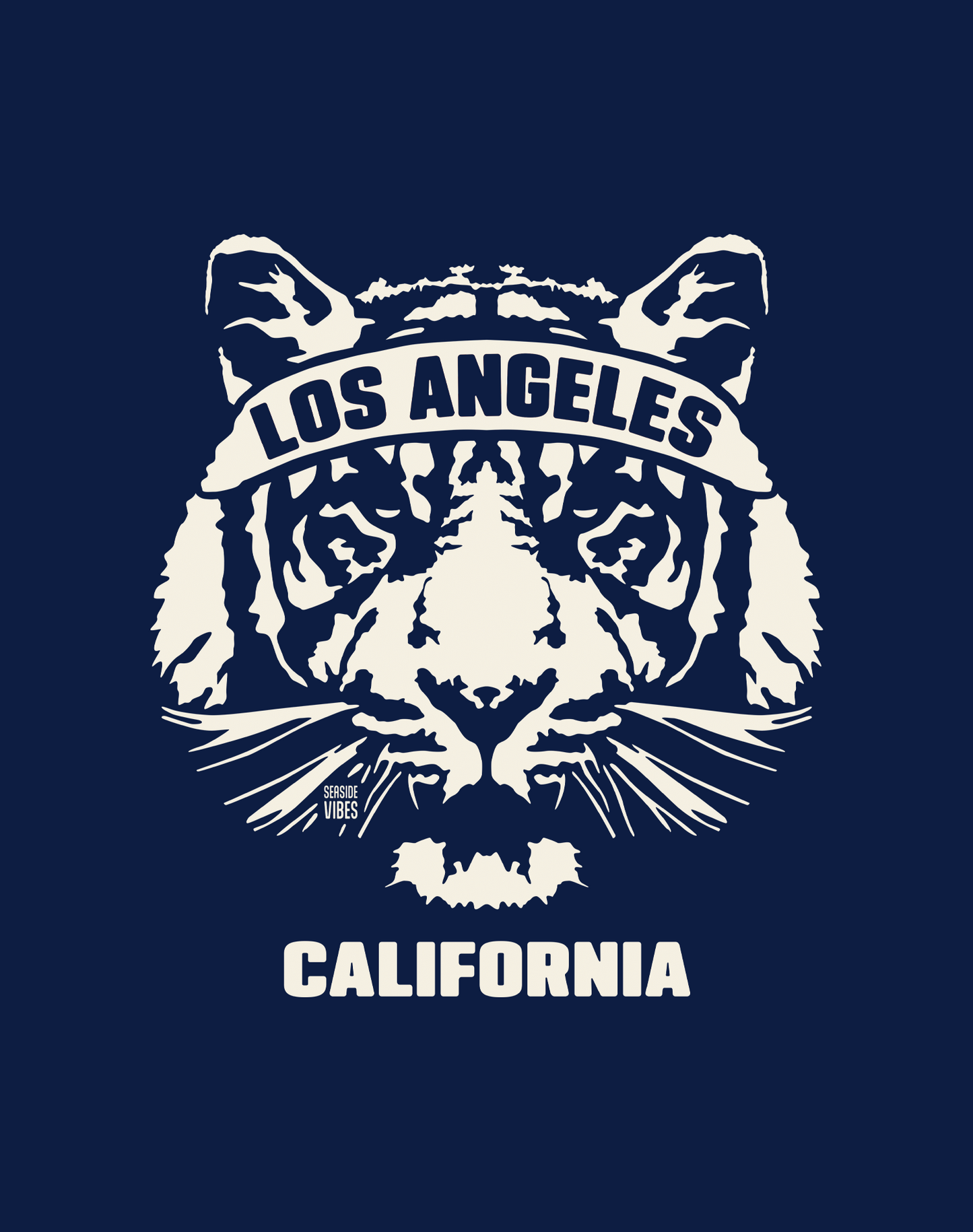 V-Neck: Los Angeles Ambush Tee - Heather Navy
