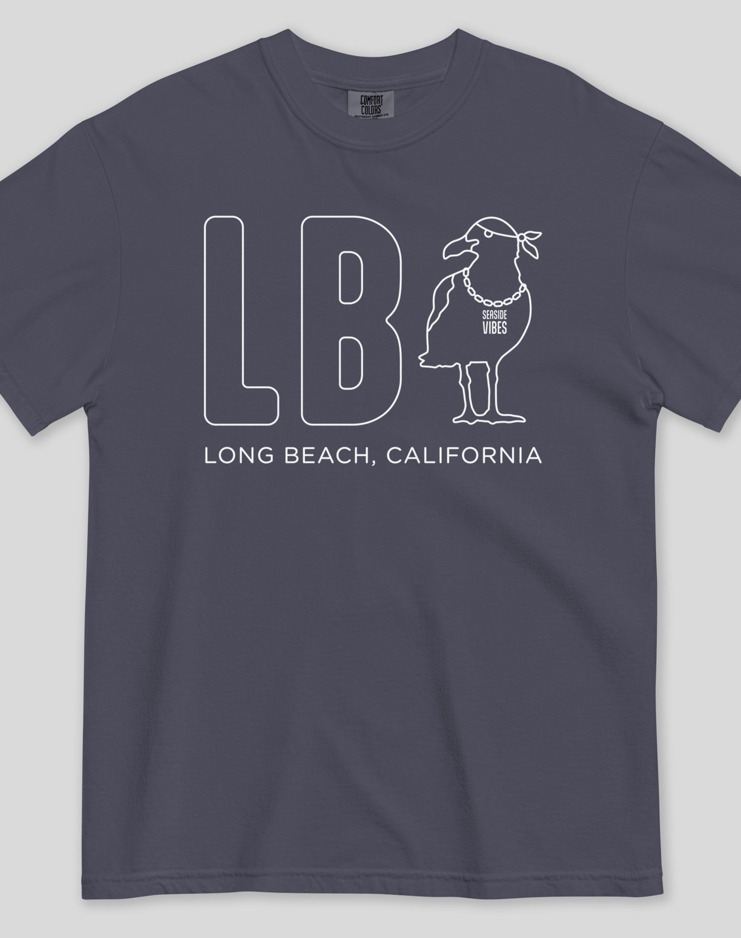 Unisex: LB C-Gull Tee - 100% Cotton | Navy