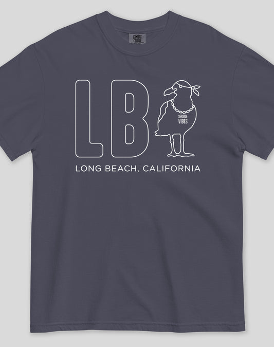 Unisex: LB C-Gull Tee - 100% Cotton | Navy