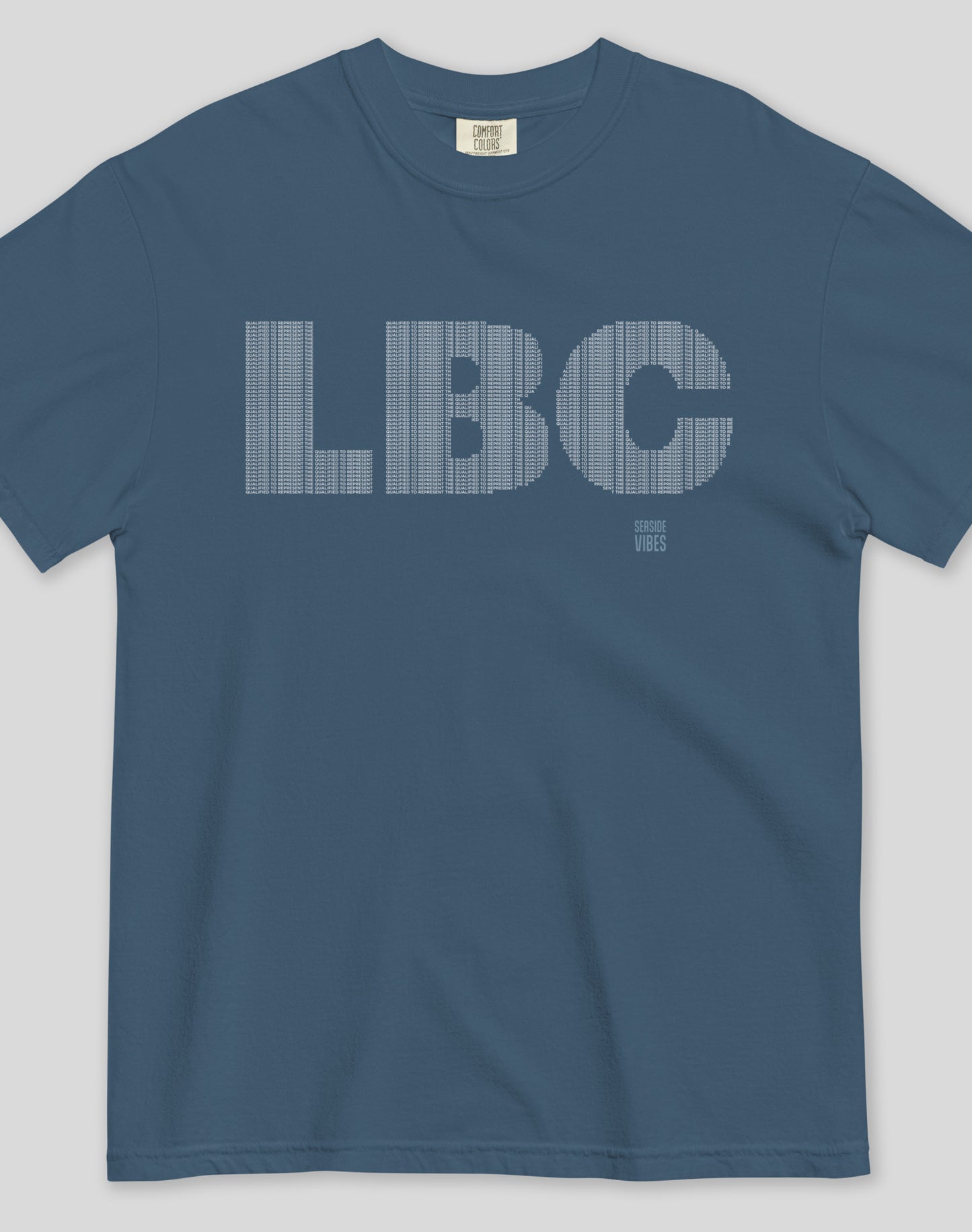 Unisex: Qualified to Represent the LBC Tee - 100% Cotton | Midnight