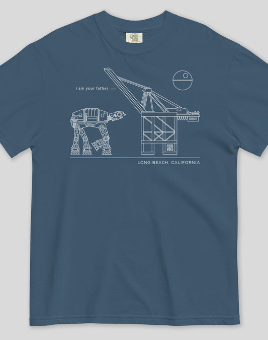 Unisex: Long Beach I Am Your Father Tee - 100% Cotton | Midnight