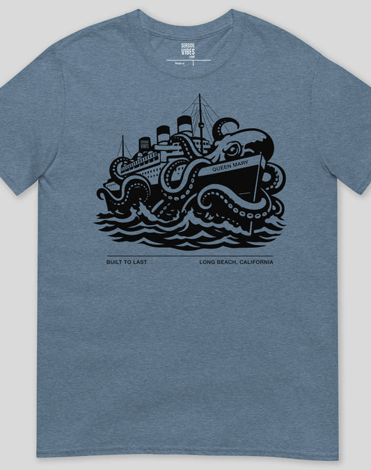 Long Beach Built to Last Tee - Unisex | Heather Indigo