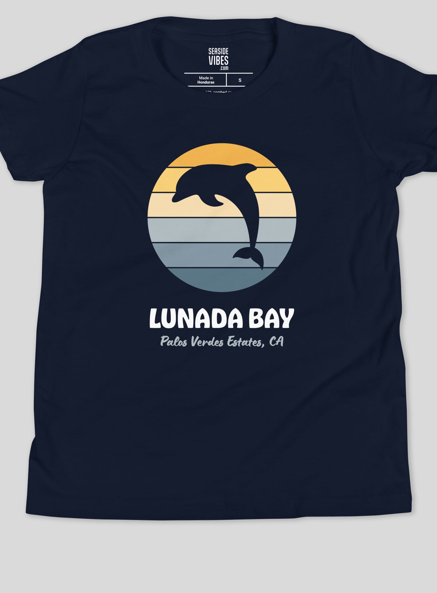 Youth: Lunada Bay Sunset Tee - Navy