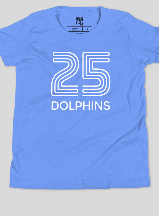 Youth: Lunada Bay Class of 2025 Tee - Heather Columbia Blue