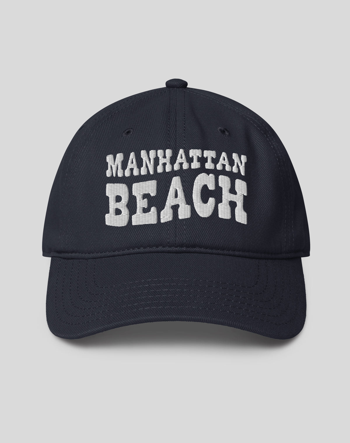 Manhattan Beach Vibes Low Profile Dad Hat - Dark Navy