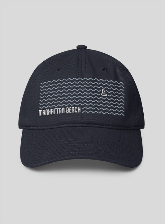 Manhattan Beach Dreamin' Low Profile Hat - Dark Navy