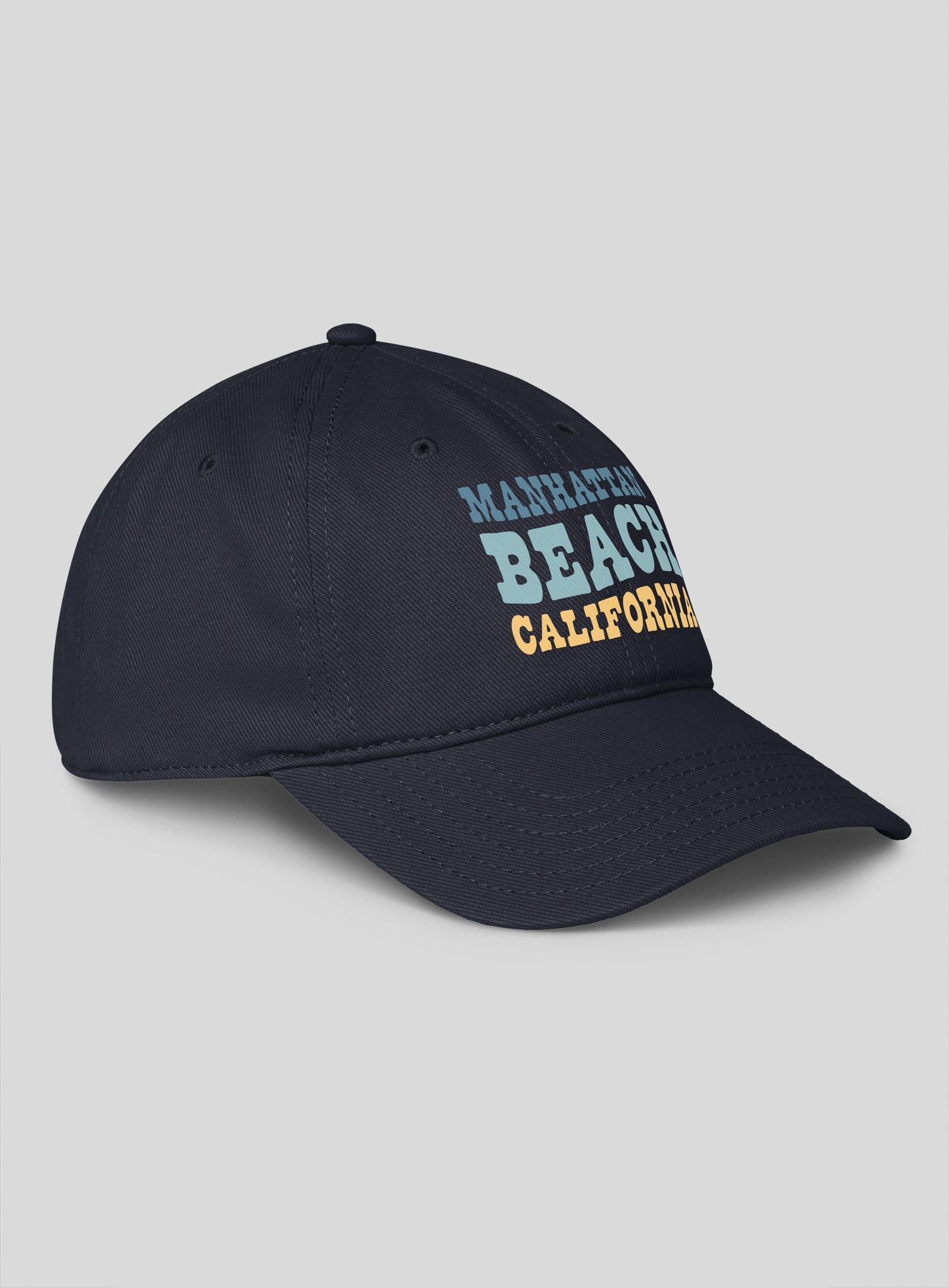 Manhattan Beach Vibes Low Profile Hat - Dark Navy