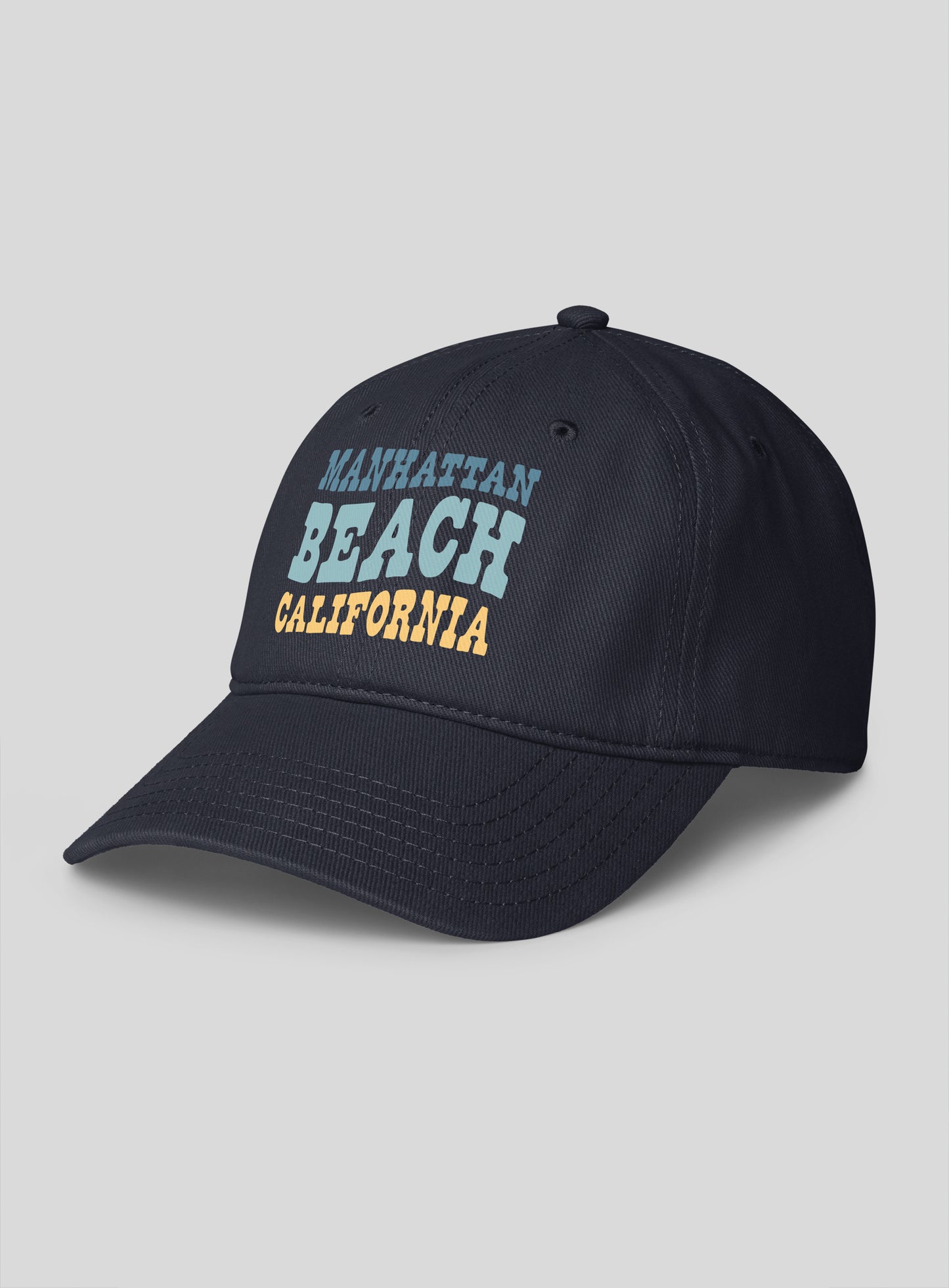 Manhattan Beach Vibes Low Profile Hat - Dark Navy