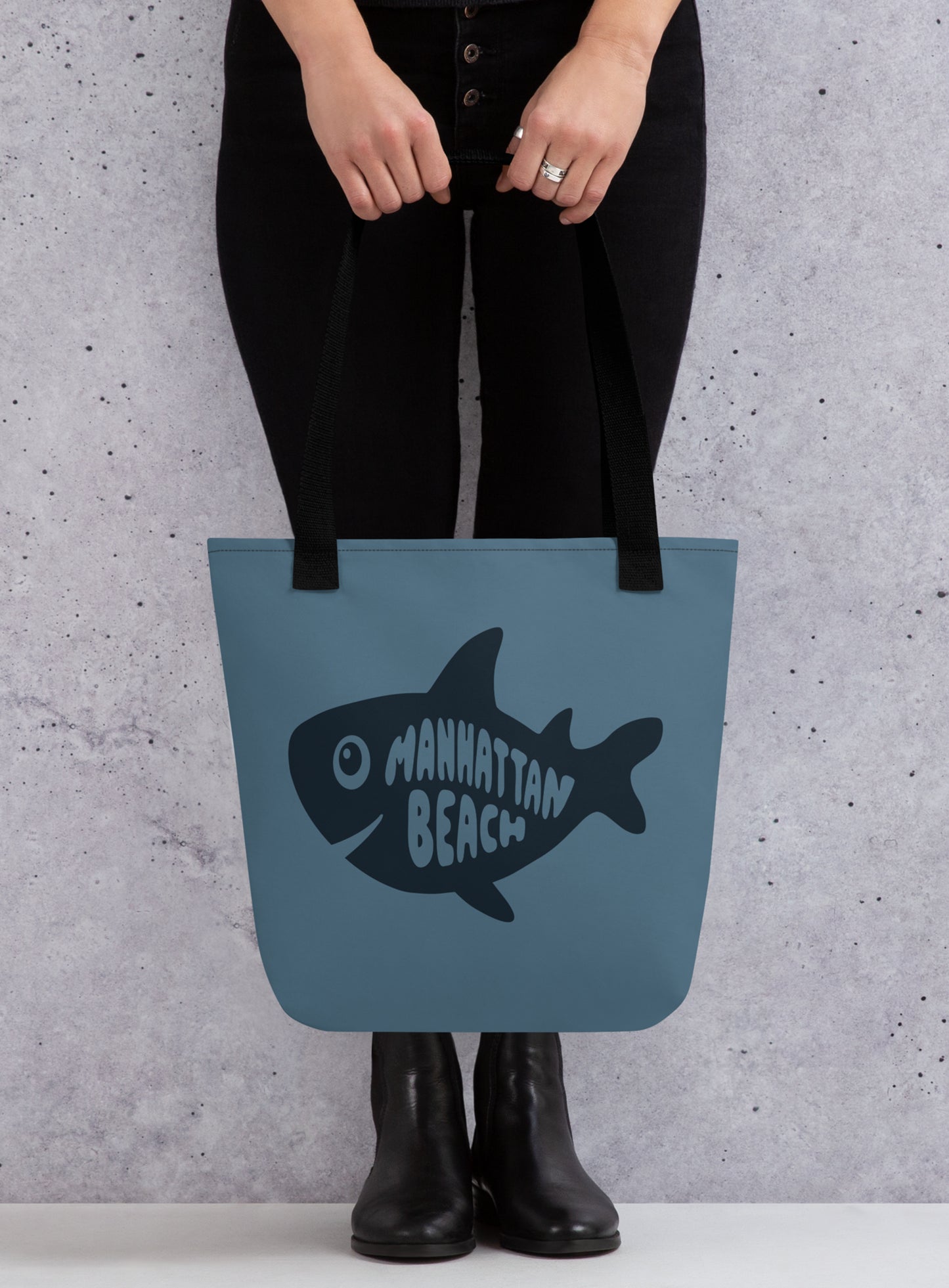 Manhattan Beach Shark Tote Bag