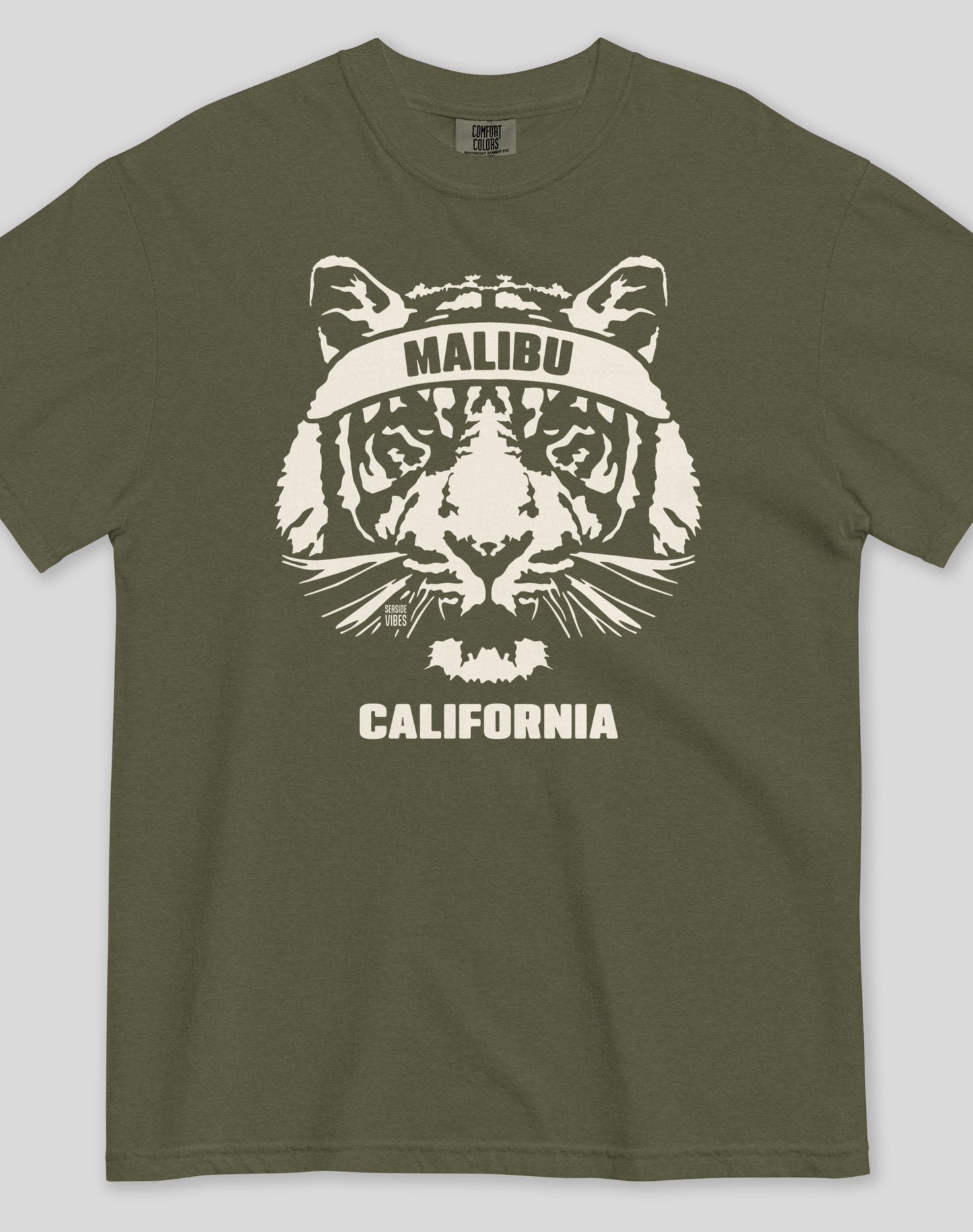 Unisex: Malibu Ambush Tee - 100% Cotton | Sage