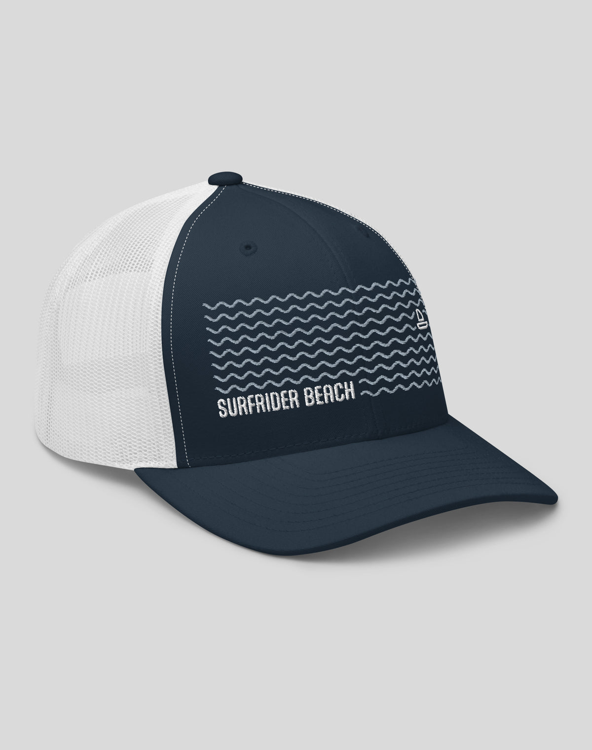 Surfrider Beach Trucker Hat - Navy/White