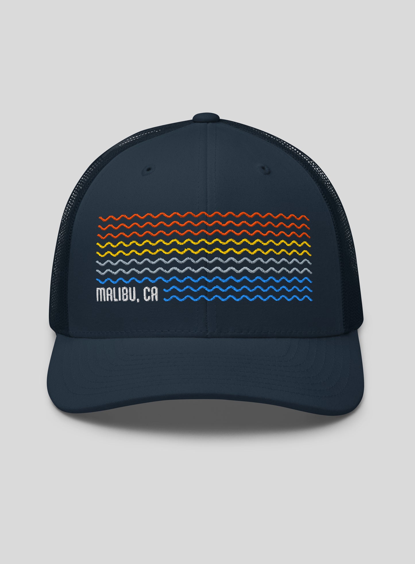 Malibu Sunset Trucker Hat - Navy/Navy