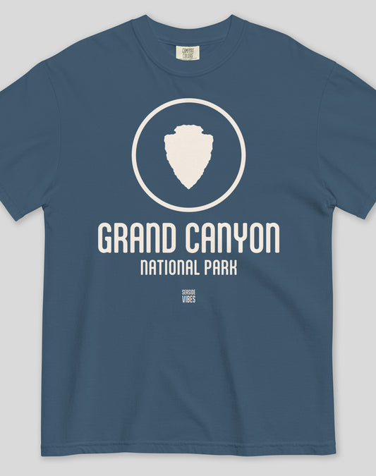 Unisex: Grand Canyon National Park Tee - 100% Cotton | Midnight