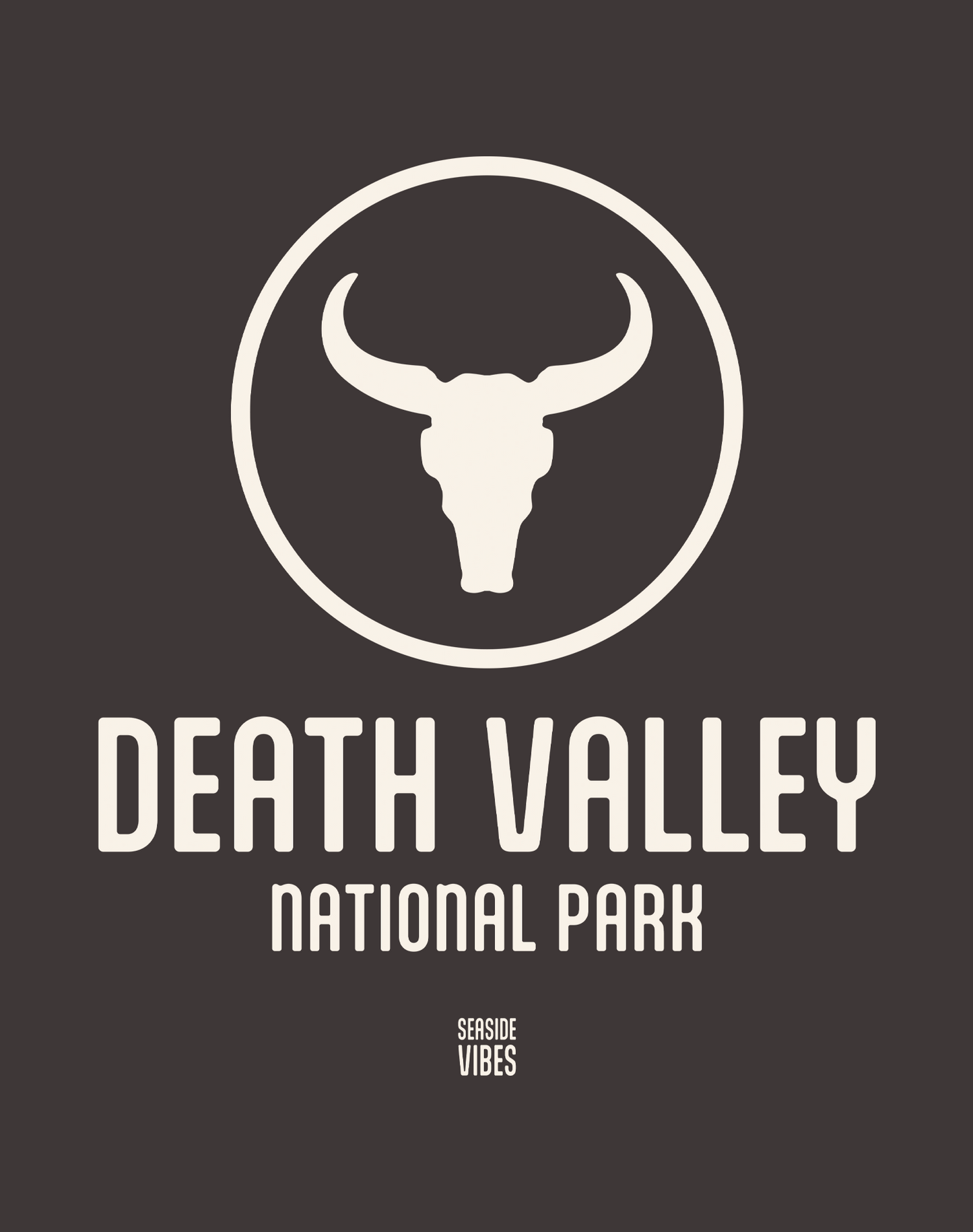 Unisex: Death Valley National Park Tee - 100% Cotton | Graphite