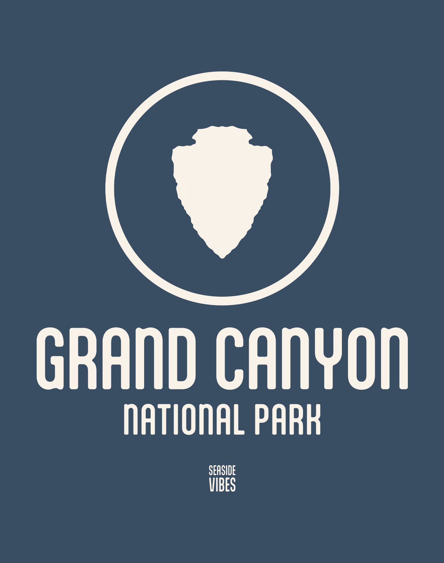 Unisex: Grand Canyon National Park Tee - 100% Cotton | Midnight