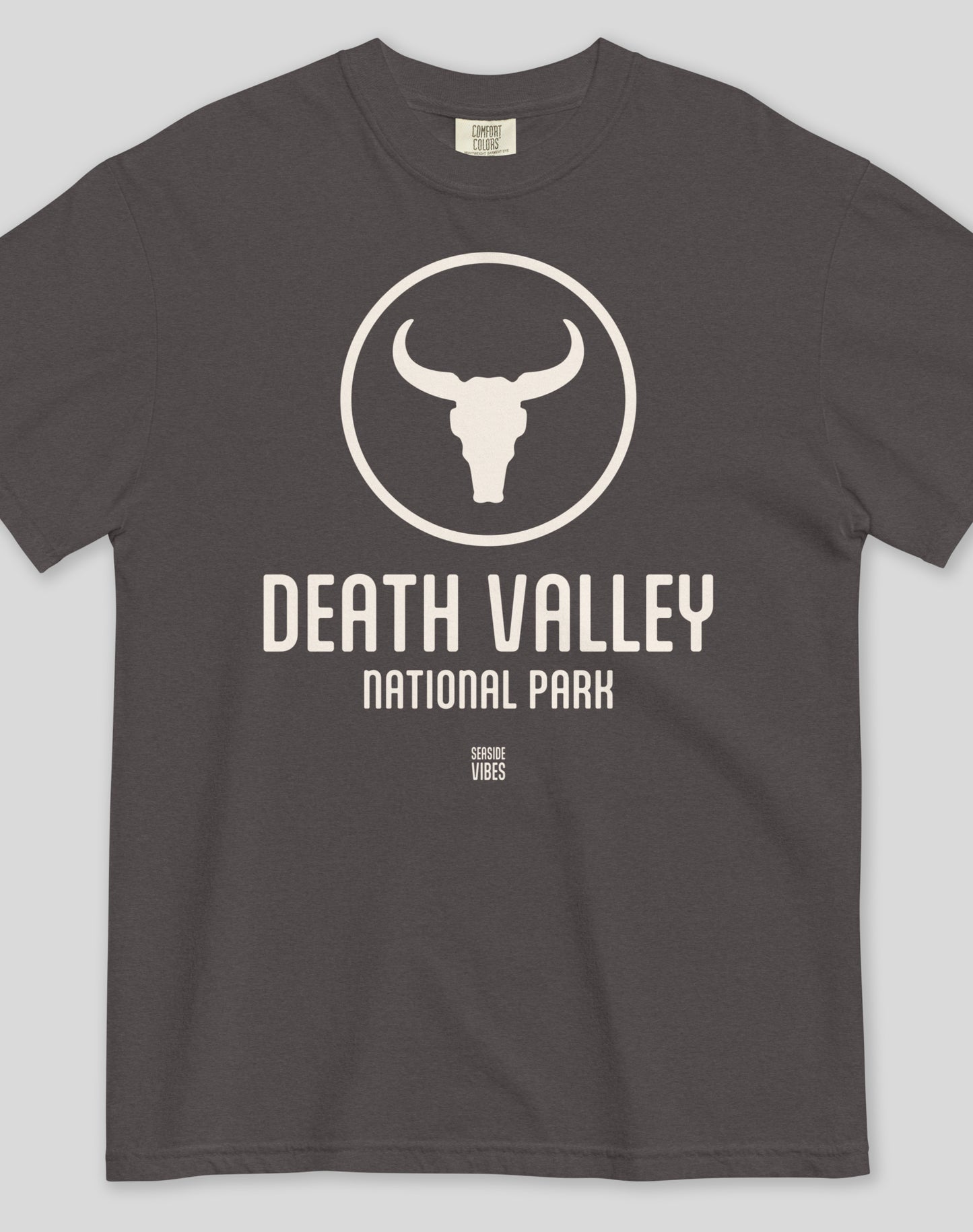 Unisex: Death Valley National Park Tee - 100% Cotton | Graphite
