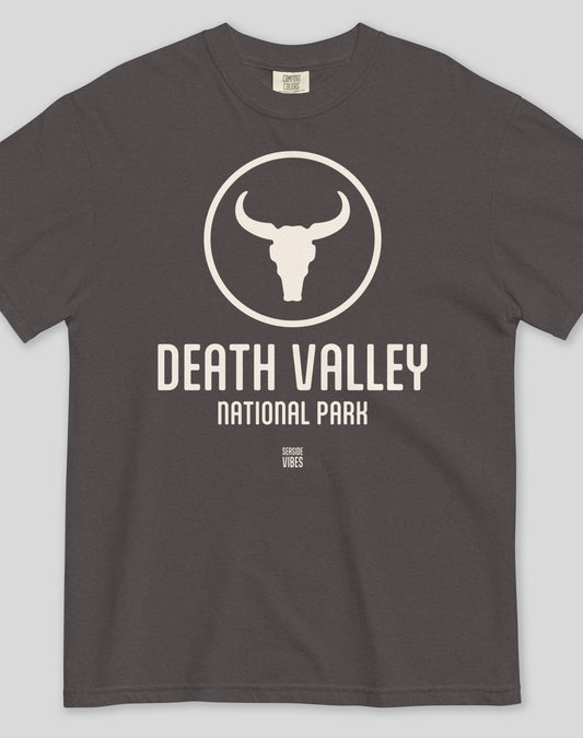Unisex: Death Valley National Park Tee - 100% Cotton | Graphite