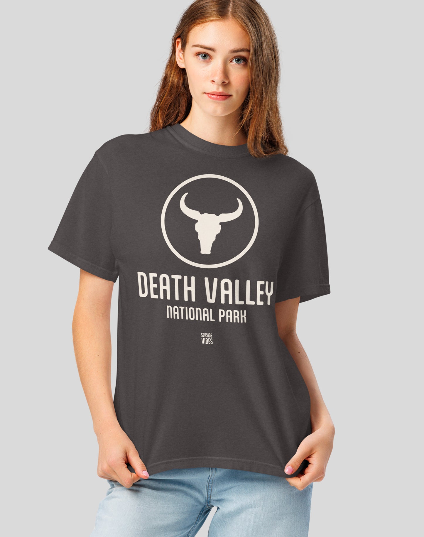 Unisex: Death Valley National Park Tee - 100% Cotton | Graphite