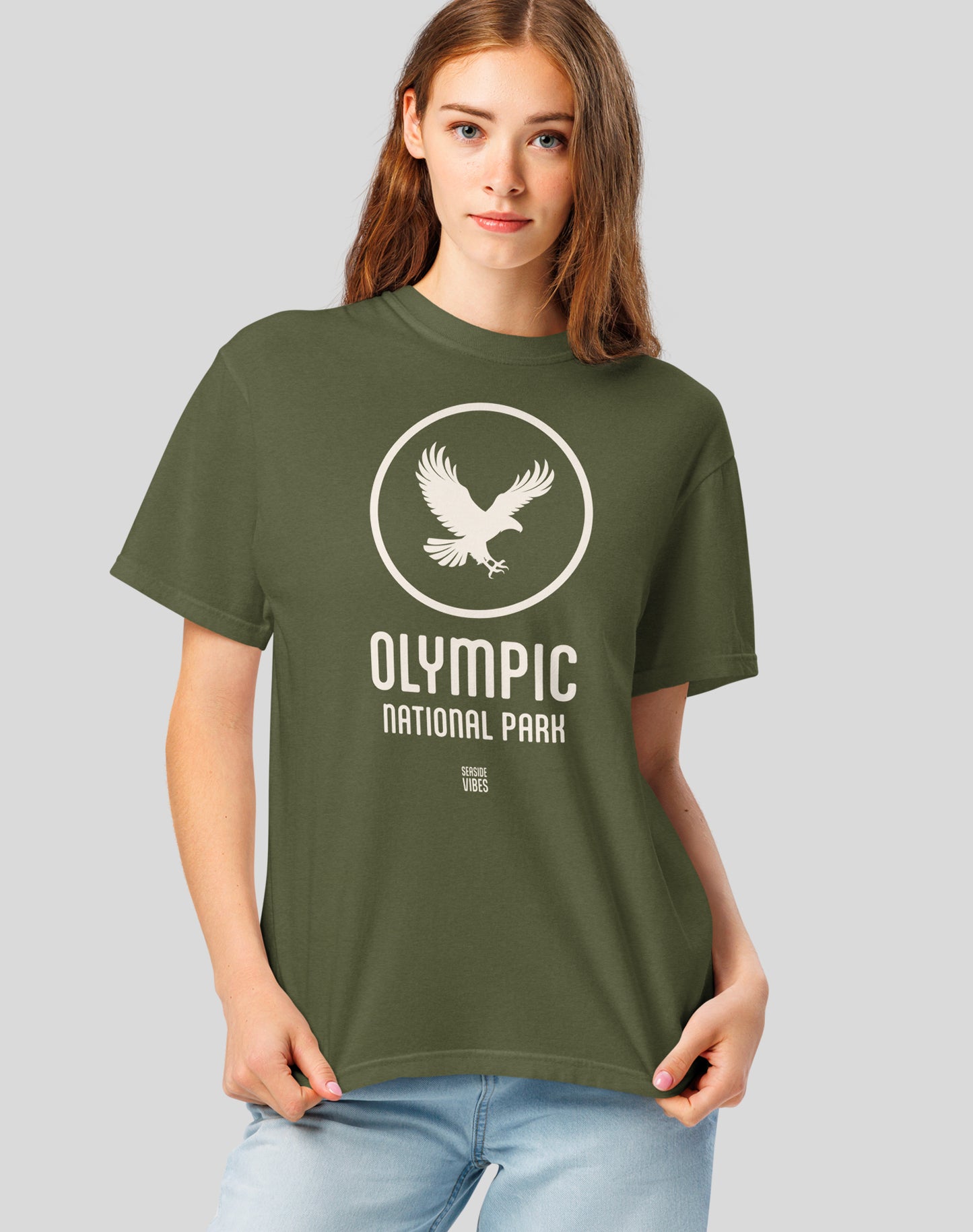 Unisex: Olympic National Park Tee - 100% Cotton | Hemp