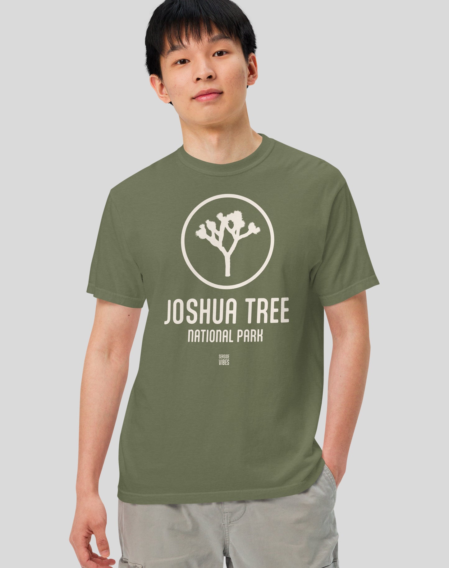 Unisex: Joshua Tree National Park Tee - 100% Cotton | Moss