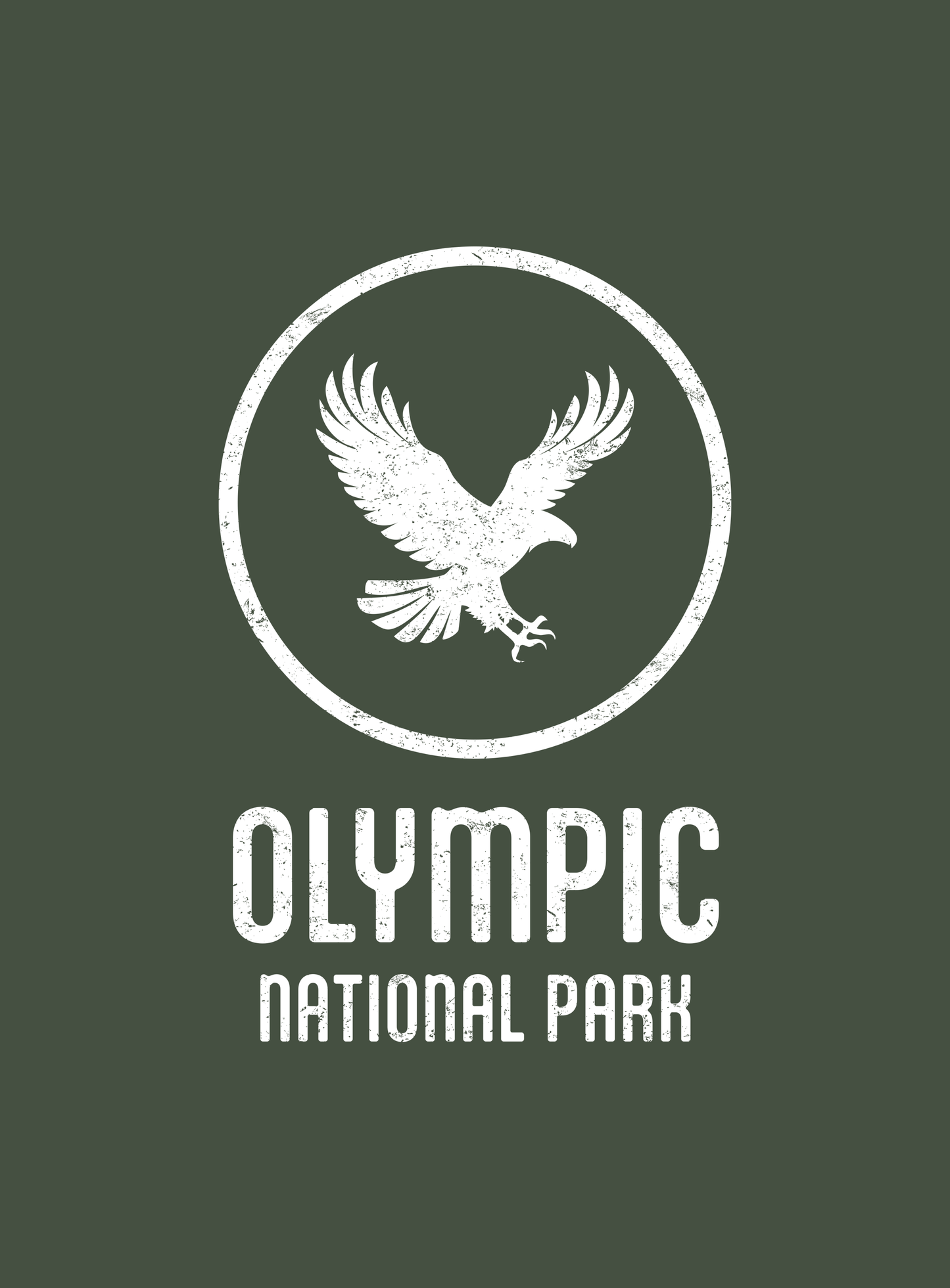 Unisex: Olympic National Park Tee - Heather Forest