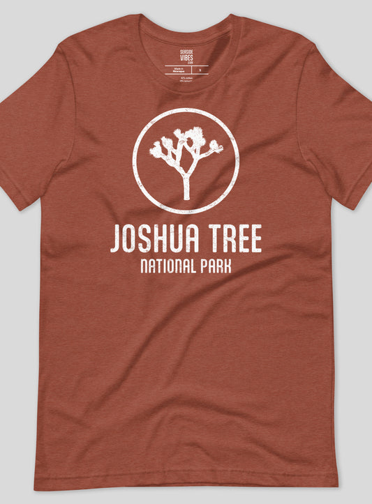 Unisex: Joshua Tree National Park Tee - Heather Clay