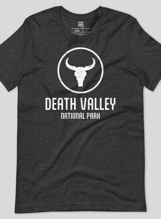 Unisex: Death Valley National Park Tee - Dark Grey Heather