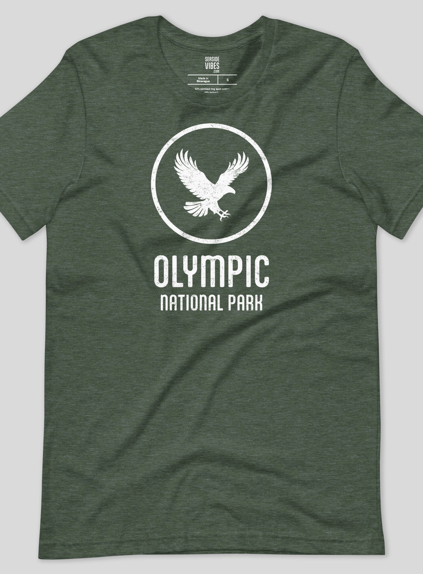Unisex: Olympic National Park Tee - Heather Forest