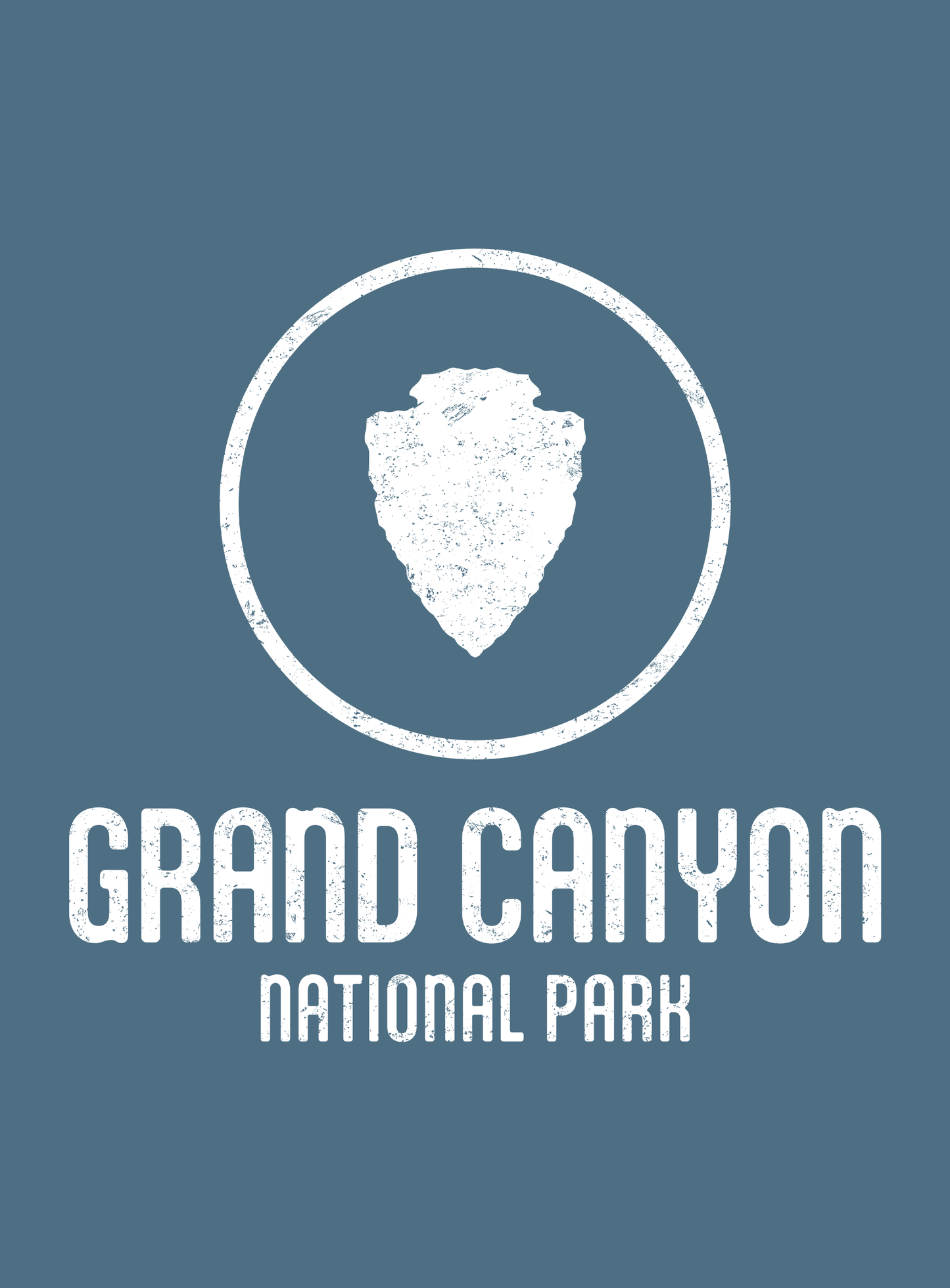 Unisex: Grand Canyon National Park Tee - Heather Deep Teal