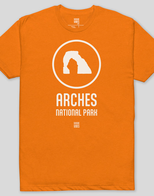 Arches National Park Tee - Cotton Blend | Orange
