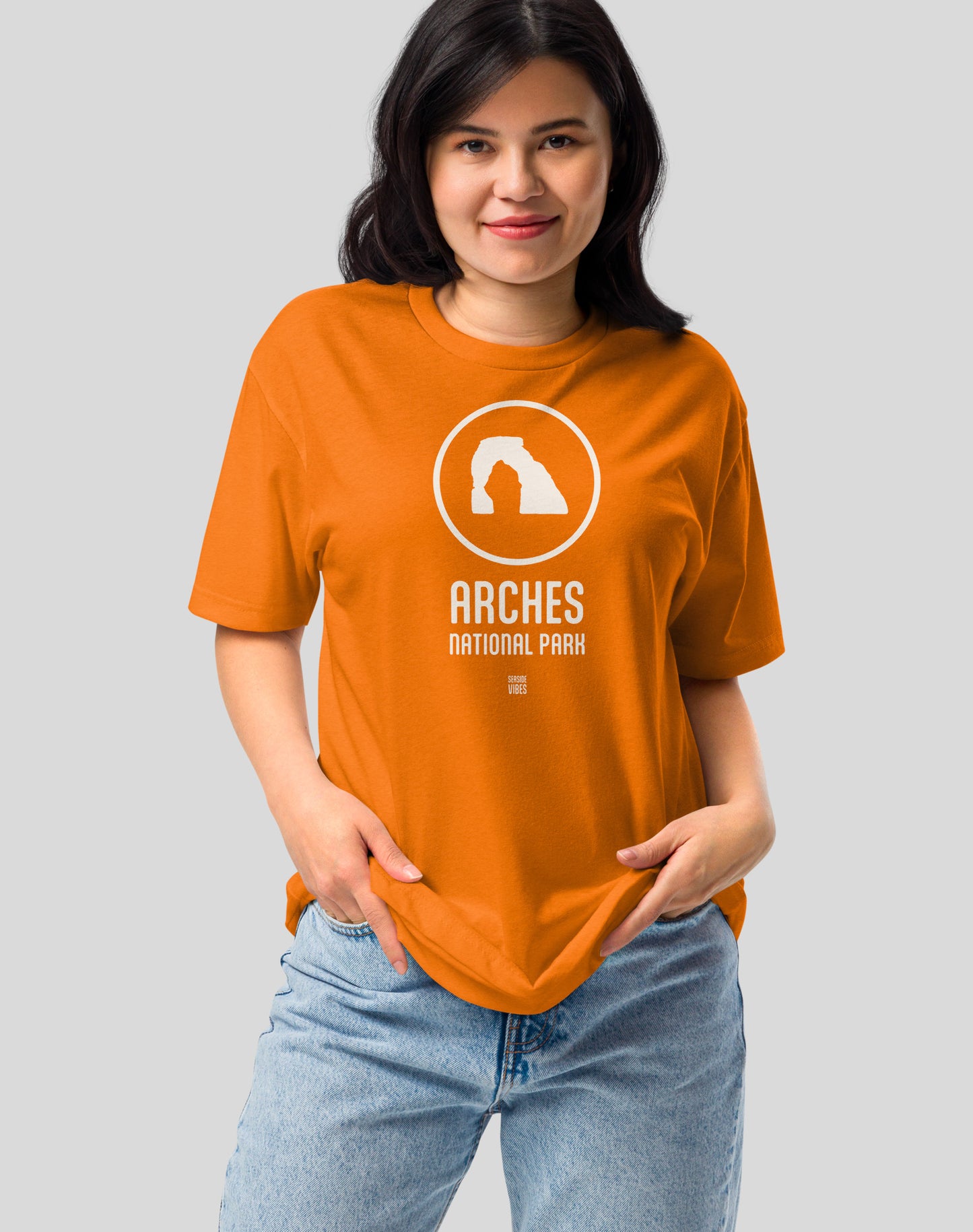 Arches National Park Tee - Cotton Blend | Orange